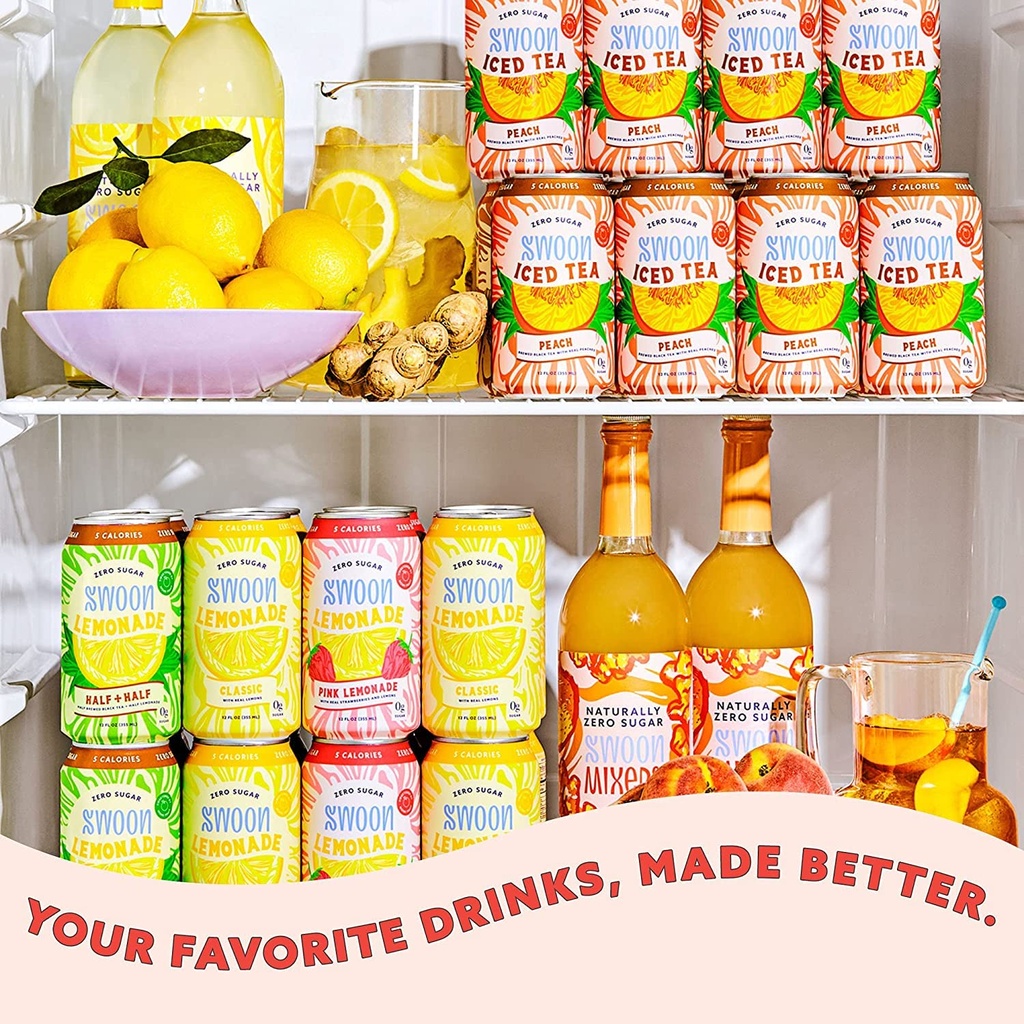 Swoon Peach Iced Tea 12oz