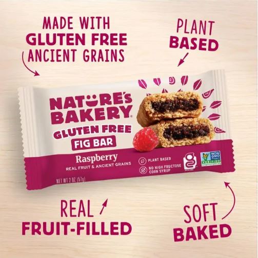 Nature's Bakery Gluten Free Fig Bar Raspberry 2oz
