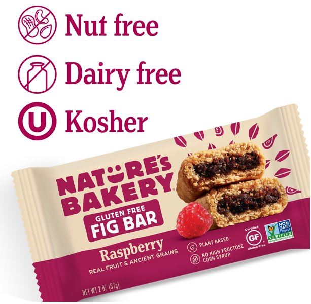 Nature's Bakery Gluten Free Fig Bar Raspberry 2oz