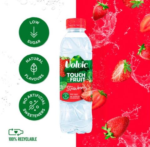 Volvic Strawberry Water 500ml