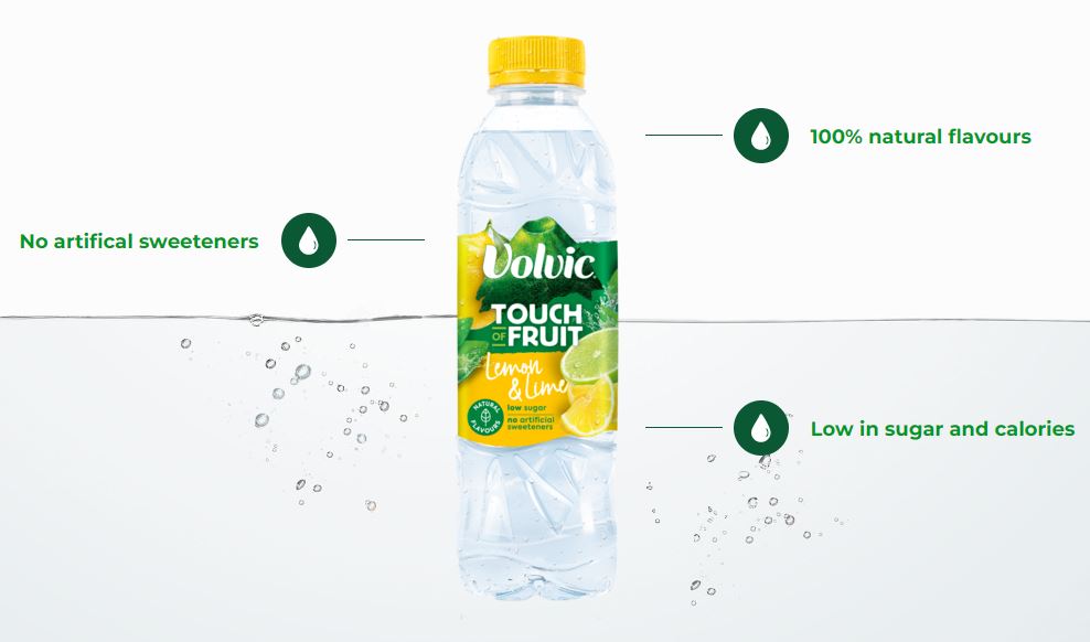 Volvic Lemon & Lime Water 500ml