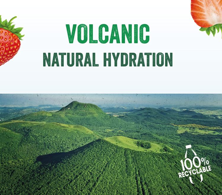 Volvic Strawberry Water 500ml