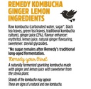 Remedy Kombucha Ginger Lemon 250ml
