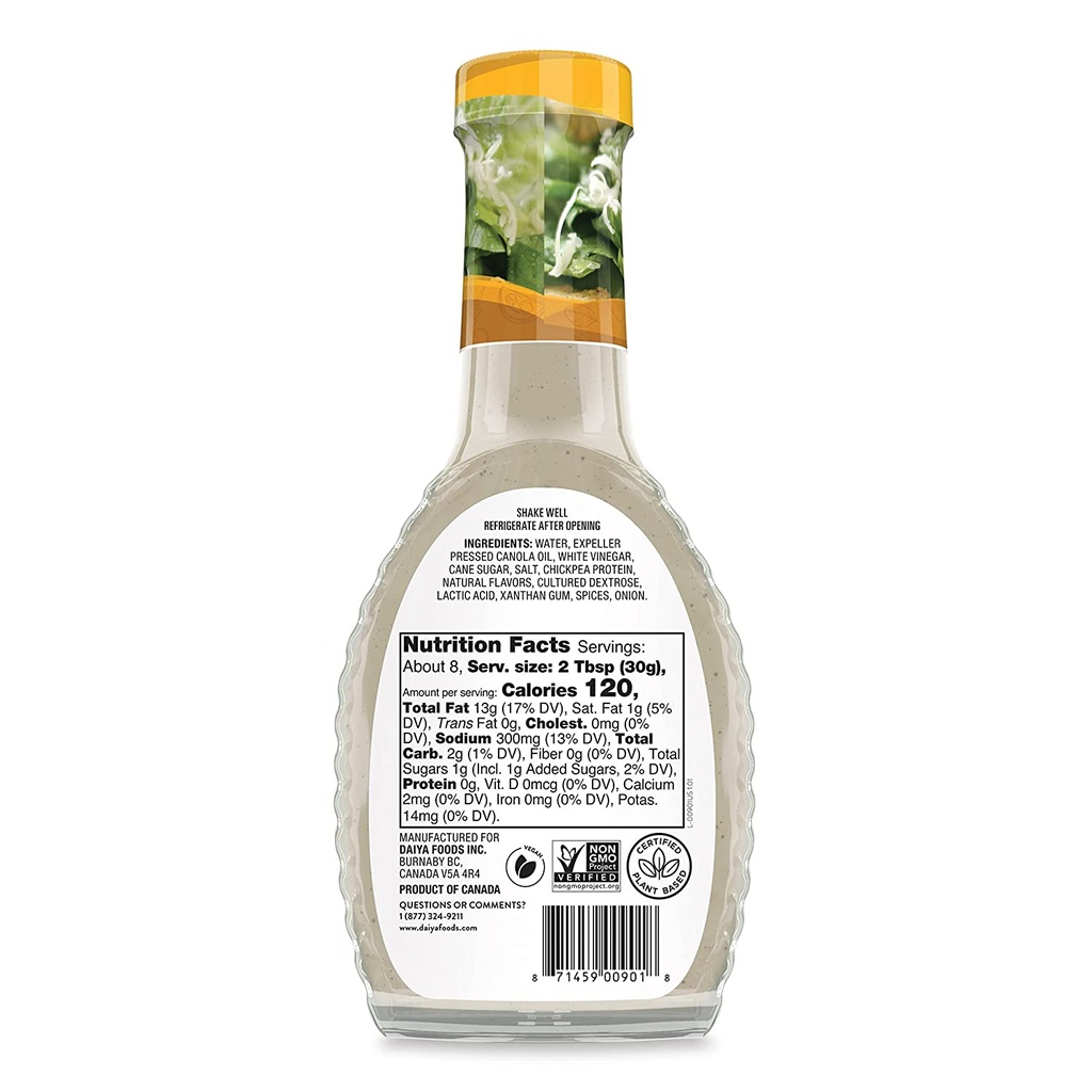 Daiya Creamy Caesar Plant Based Dressing 8.36oz
