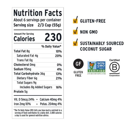 Purely Elizabeth Superfood Cereal Vanilla Blueberry Almond 11oz