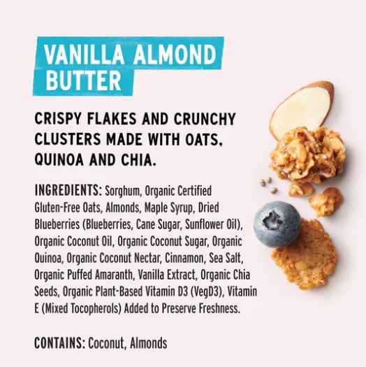 Purely Elizabeth Superfood Cereal Vanilla Blueberry Almond 11oz