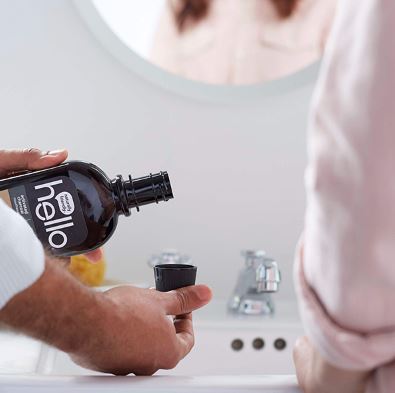 Hello Activated Charcoal Mouthwash Natural Fresh Mint 16oz