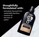 Hello Activated Charcoal Mouthwash Natural Fresh Mint 16oz