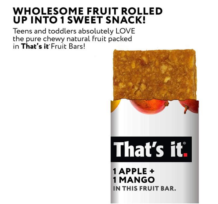 That's It Apple & Mango Fruit Bar