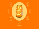 Poppi Prebiotic Soda Orange 12oz
