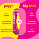 Poppi Prebiotic Soda Strawberry Lemonade 12oz