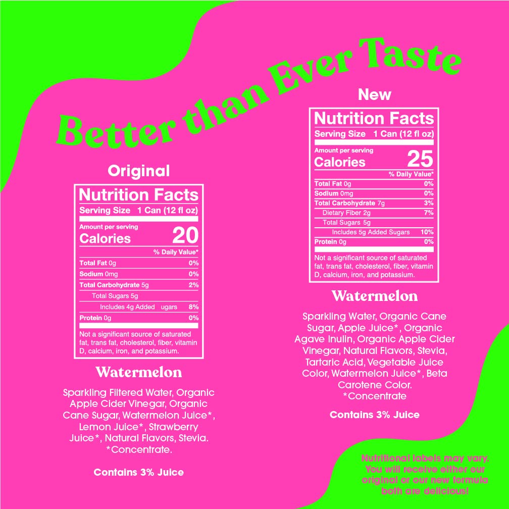 Poppi Prebiotic Soda Watermelon 12oz