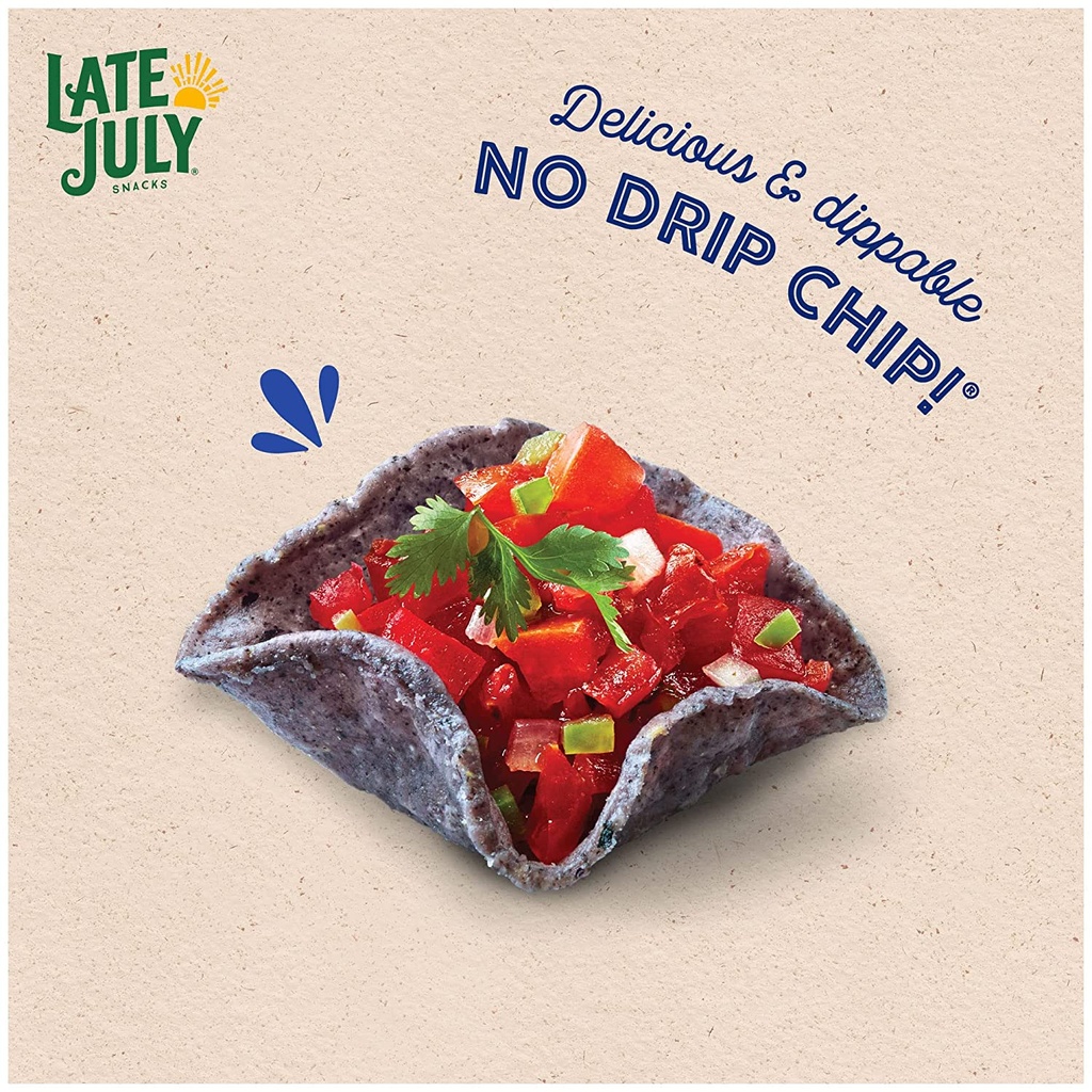 Late July Snacks Organic Blue Corn Tortilla Dippers 7.4oz