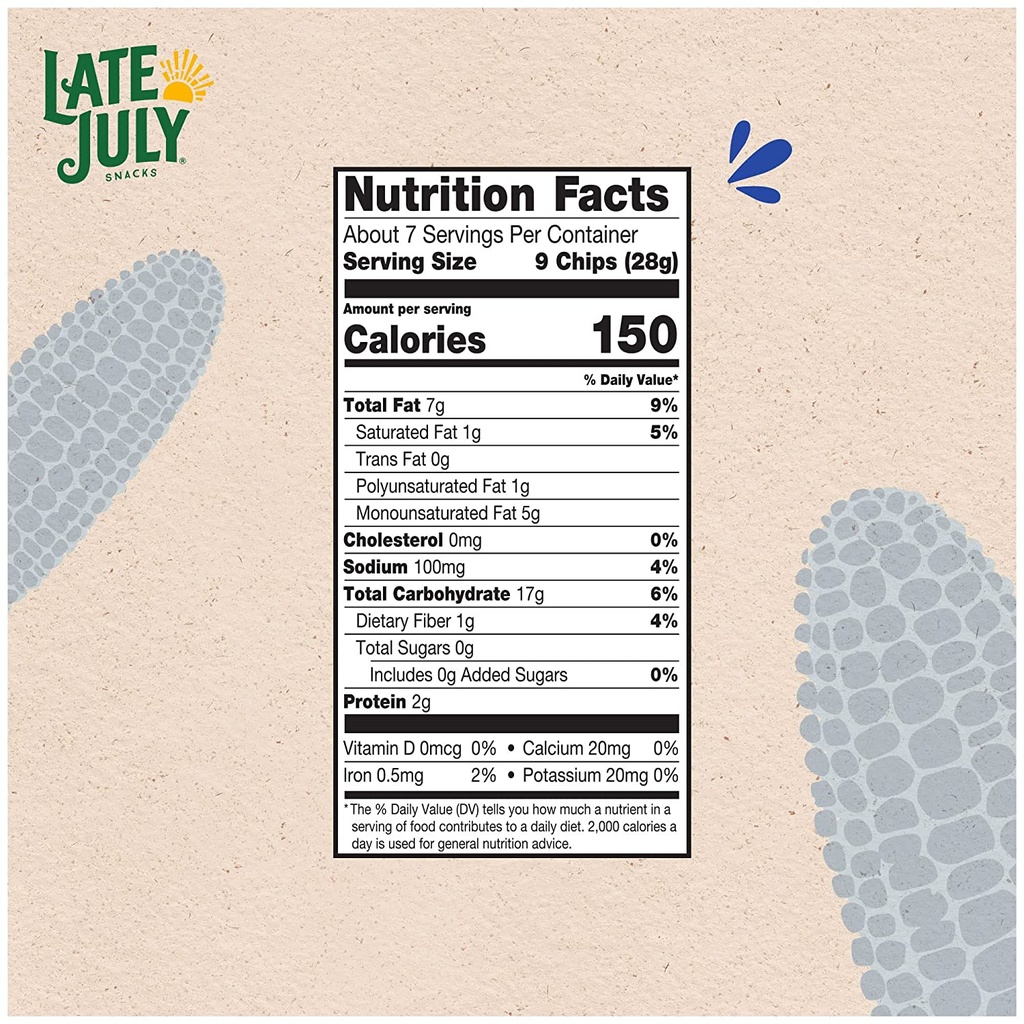 Late July Snacks Organic Blue Corn Tortilla Dippers 7.4oz