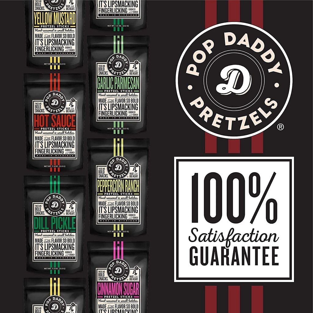Pop Daddy Pretzel Sticks Smoked Gouda 7.5oz