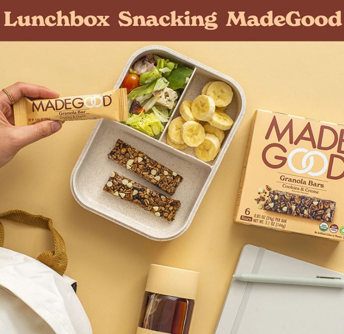 Made Good Organic Granola Bar Cookies & Cream 6 Pack