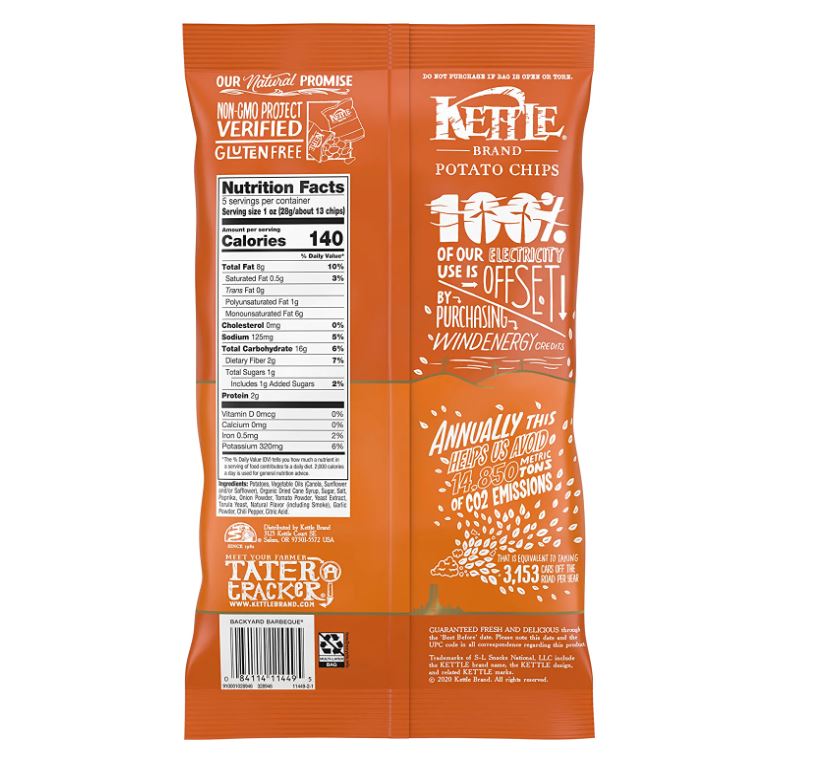 Kettle Chips Backyard BBQ 5oz