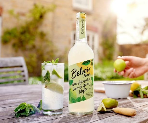 Belvoir Alcohol Free Cocktails Lime and Yuzu Mojito 750ml