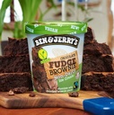 Ben and Jerry's Non Dairy Plant Based Fudge Brownie Ice Cream 1pt