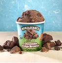 Ben and Jerry's Non Dairy Plant Based Fudge Brownie Ice Cream 1pt