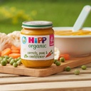 HiPP Organic Carrots, Peas & Cauliflower Baby Food Jar 4+ Months 125g