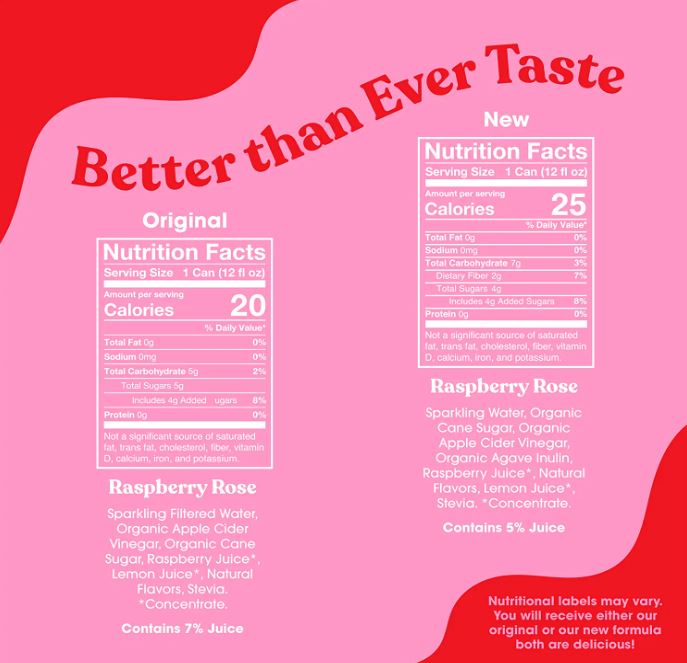 Poppi Prebiotic Soda Raspberry Rose 12oz