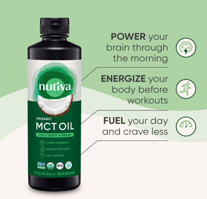 Nutiva Organic MCT Oil Unflavored 16oz