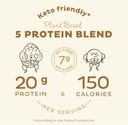 Kos Plant Based Vanilla Protein Powder 13.75oz