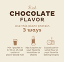 Kos Plant Based Chocolate Protein Powder Single Pack 1.37oz