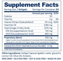 BodyHealth Omega-3 Health Supplements 120CT
