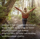 BodyHealth Omega-3 Health Supplements 120CT