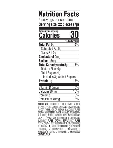 Happy Baby Organic Yogis Fruit Snack Mixed Berry 1oz