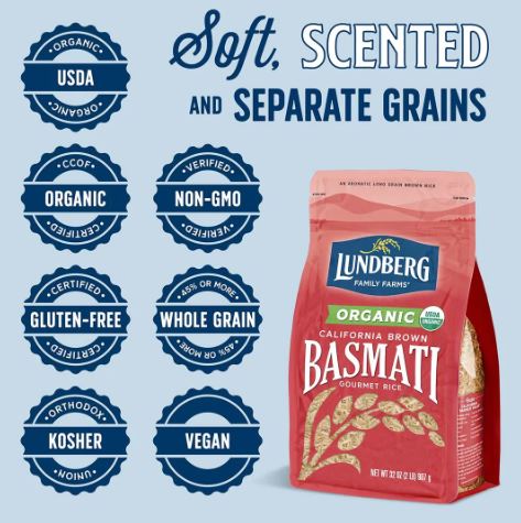 Lundberg Basmati Brown Rice 2lb