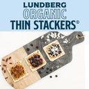 Lundberg Organic Brown Rice Thin Stackers Lightly Salted 6oz