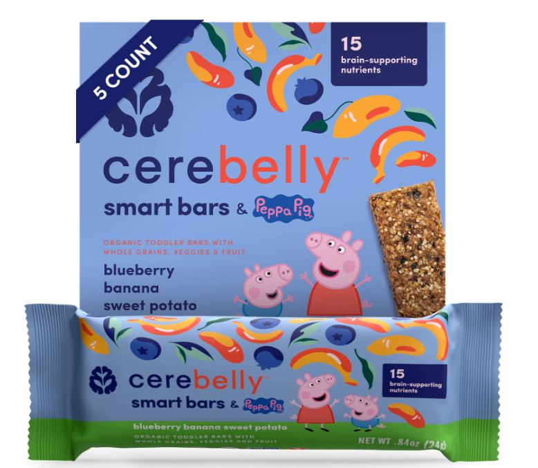 Cerebelly Smart Bars Blueberry, Banana & Sweet Potato 4.2oz