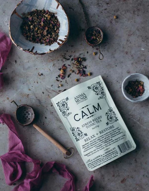 Anima Mundi Calm Stress Relief Tea 2oz