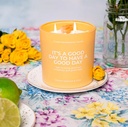 It's A Good Day To Have A Good Day Crystal Manifestation Candle