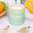 Treat Yourself Crystal Manifestation Candle