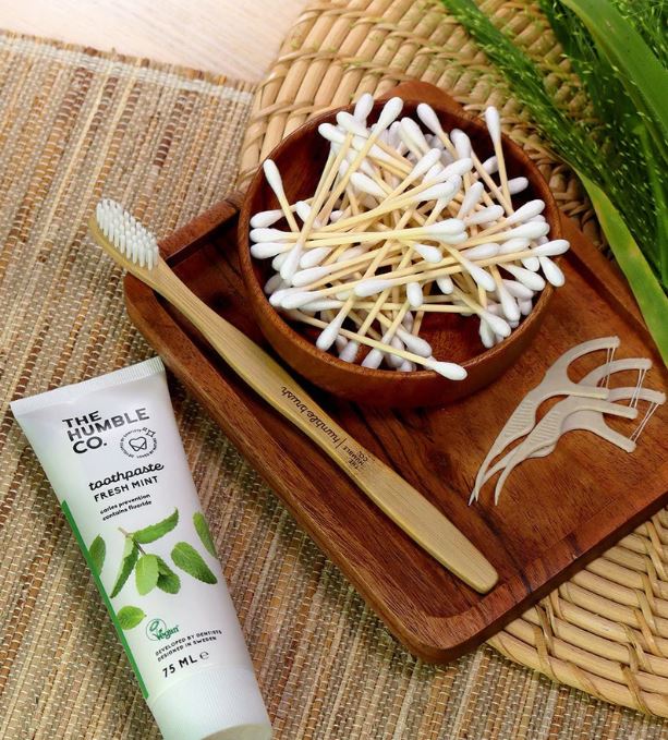 The Humble Co Bamboo Cotton Swabs 100 CT