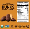 Hu Organic Chocolate Covered Hunks Almond & Seasalt 4oz