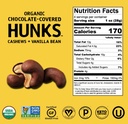Hu Organic Chocolate Covered Hunks Cashew & Vanilla Bean 4oz