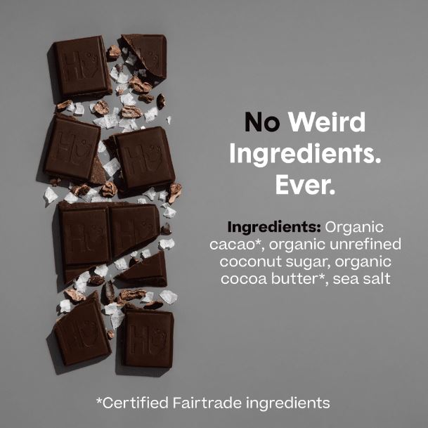 Hu Organic Salty Dark Chocolate Bar 2.1oz
