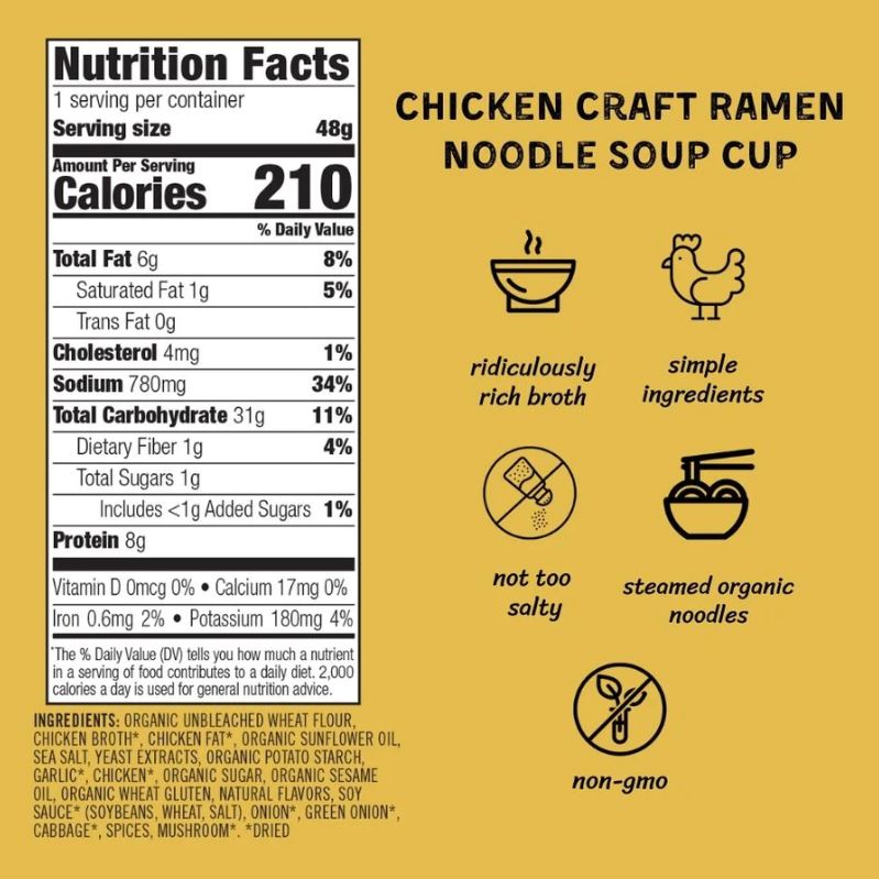 Mike's Mighty Good Chicken Ramen 1.6oz
