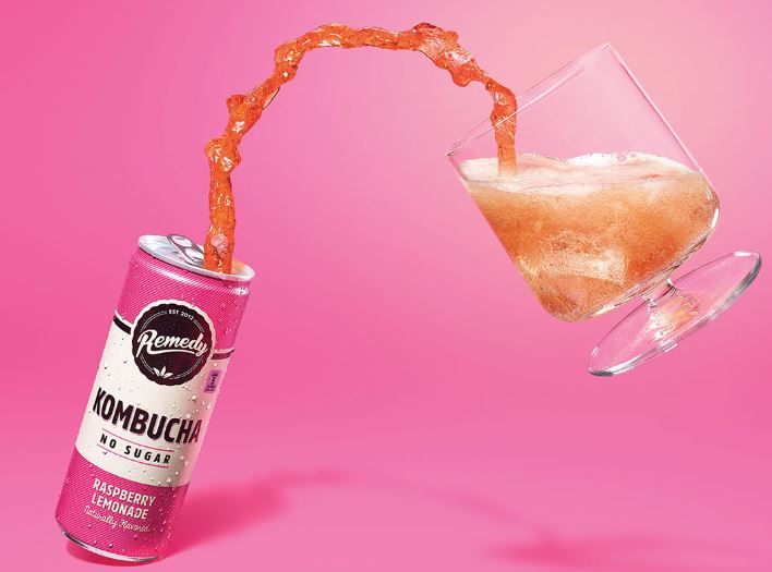 Remedy Kombucha Raspberry Lemonade 250ml