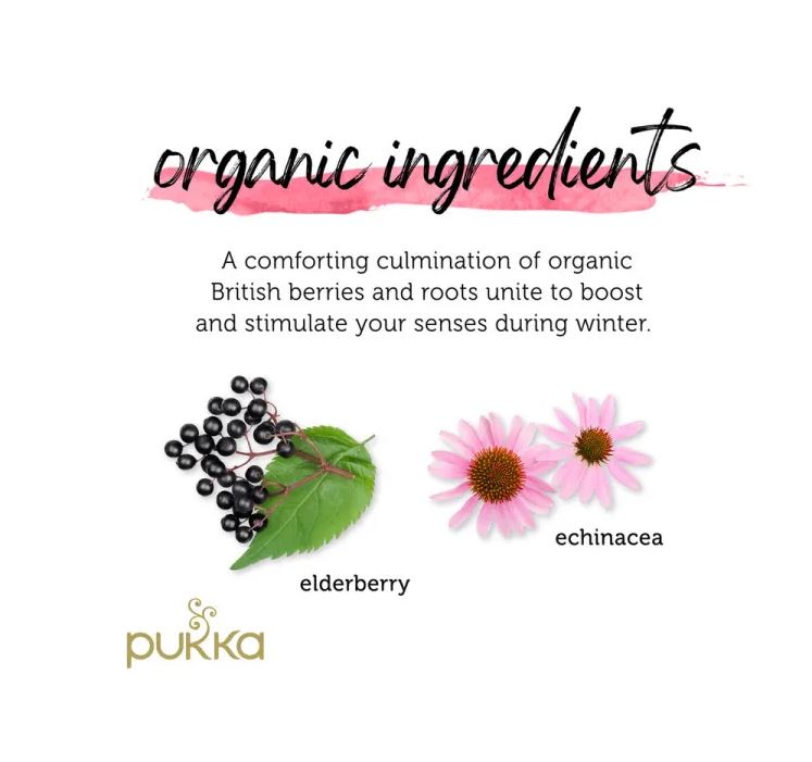 Pukka Organic Elderberry & Echinacea Fruit Tea 20-Bags