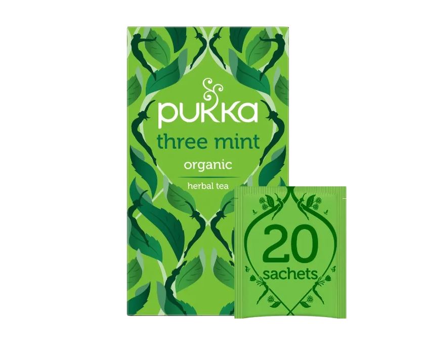 Pukka Organic Three Mint Herbal Blend 20-Bags