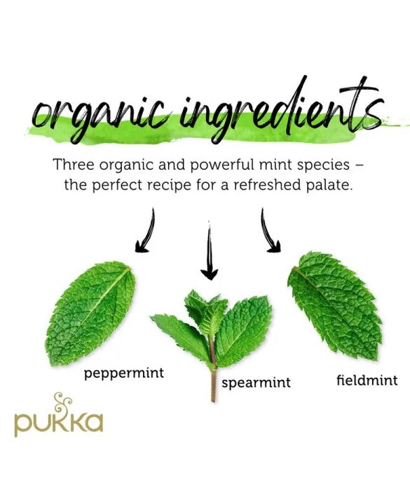 Pukka Organic Three Mint Herbal Blend 20-Bags