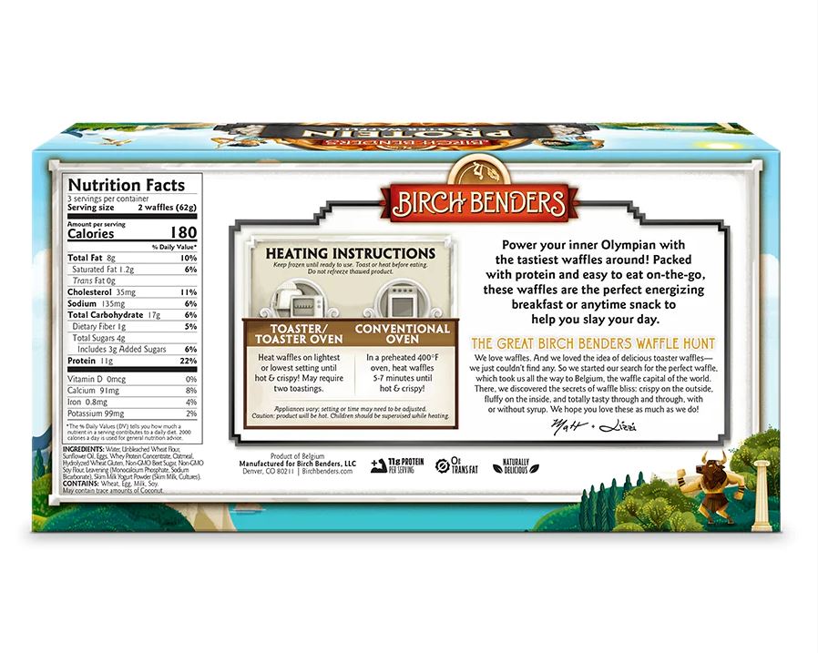 Birch Benders Protein Waffles 6CT