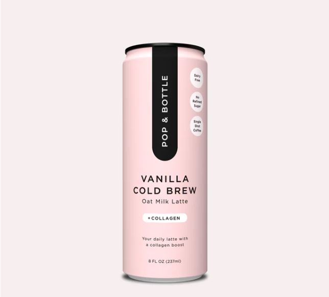 Pop & Bottle Oat Milk Latte Vanilla 8oz