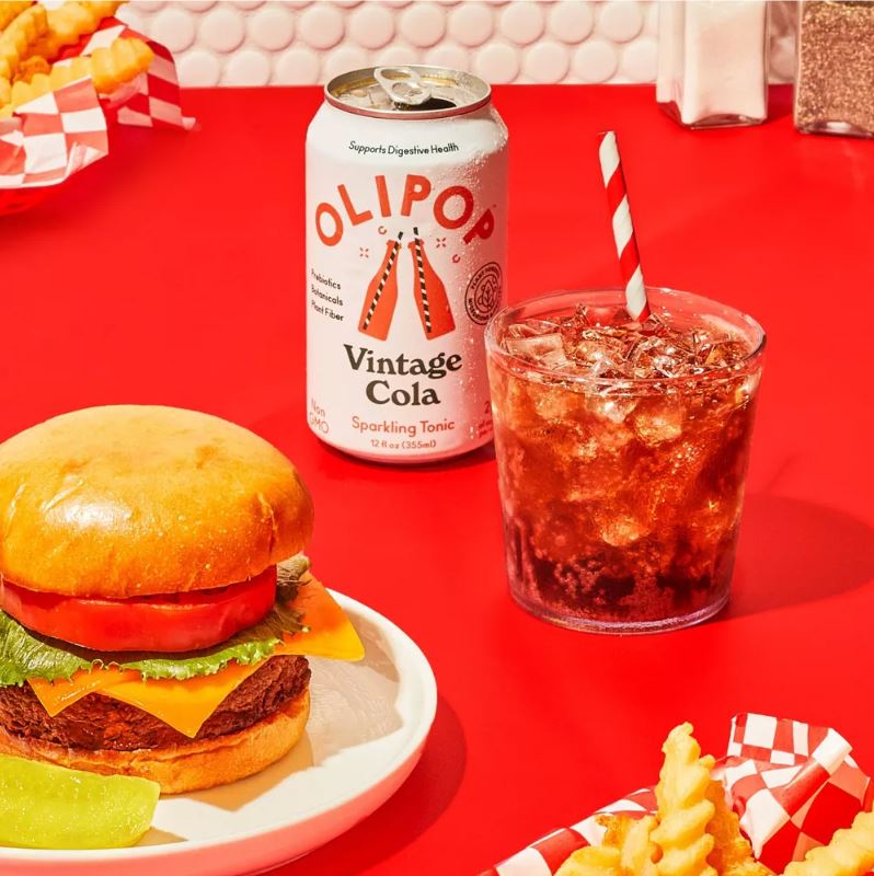 Olipop Vintage Cola Sparkling Tonic 12oz